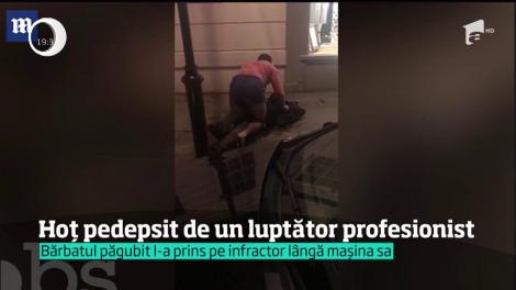 Un hoţ din Londra a primit o lecţie pe cinste de la un luptător profesionist
