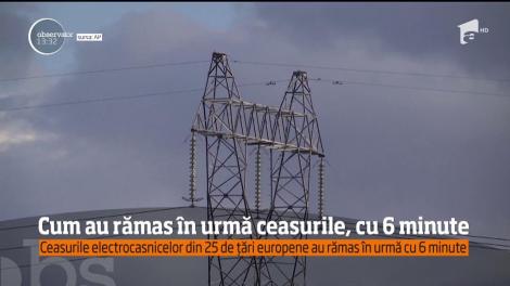 Ceasurile electrocasnicelor din 25 țări europene au rămas în urmă cu șase minute