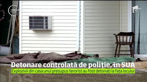 O locuinţă din statul american Wisconsin, distrusă de o explozie declanşată chiar de poliţişti