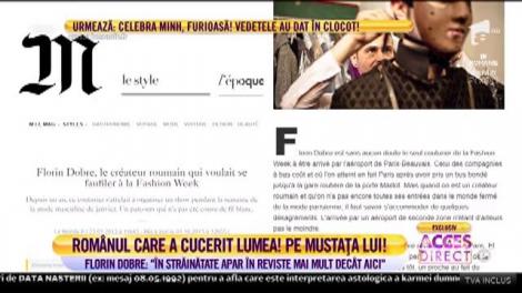 Florin Dobre, românul care a cucerit lumea! Pe mustaţa lui!