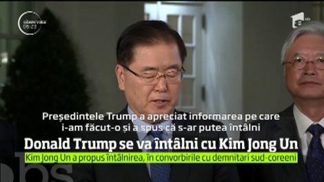 Donald Trump se va întâlni cu Kim Jong Un