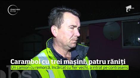 Au fost clipe de groază pe un drum din judeţul Mureş