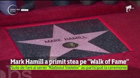 Actorul Mark Hamill a primit o stea pe "Walk of Fame"
