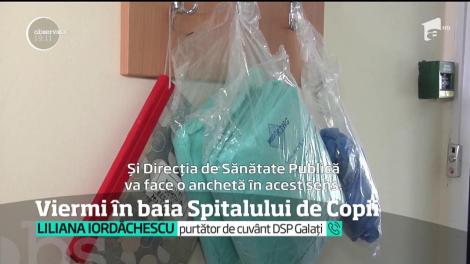 REVOLTĂTOR și STRIGĂTOR LA CER! Spitalul de copii Sfântul Ioan din Galaţi, invadat de viermi! O mamă a filmat totul!