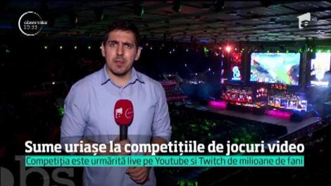 Sume uriaşe la un turneu de jocuri video care se desfăşoară la Bucureşti