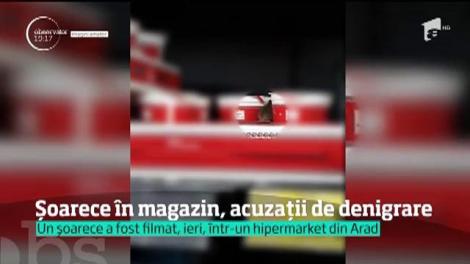 Încă un şoarece a fost filmat pe rafturile unui magazin! Reprezentanții hypermarketului: „Această filmare este orchestrată!”