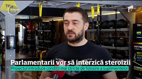 Parlamentarii vor să interzică steroizii
