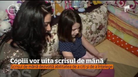 Copiii au ajuns să scrie oribil din cauză că folosesc mult prea mult telefonul mobil sau tableta!