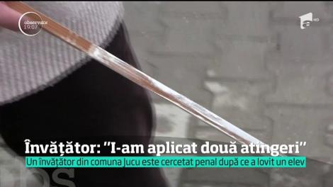 Profesorul care a bătut un elev de clasa întâi îşi recunoaşte fapta. Spune că a dat cu blândeţe!