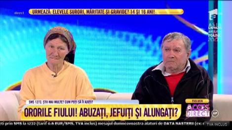 Vecinii părinților ameninţaţi și bătuţi de fiu: ”A spus că o omoară pe mă-sa şi face doi ani de puşcărie!”