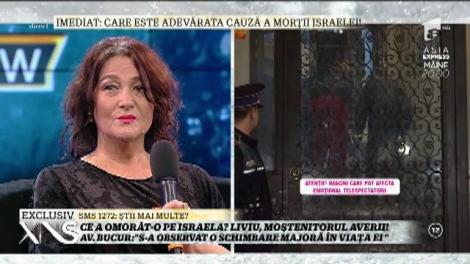 Informație bombă! Ce a făcut fostul soț al Israelei, cu puțin timp înainte de decesul acesteia