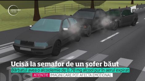 Unul dintre cele mai grave accidente din acest an, la un semafor din Bucureşti. O femeie a murit, o altă tânără este în comă