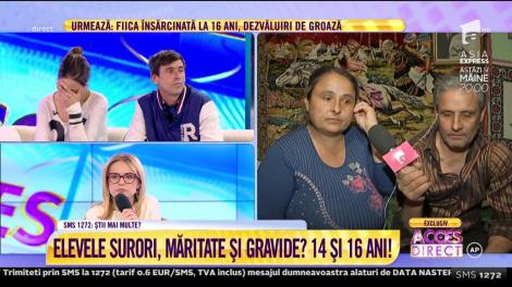 Mama elevelor surorilor care ar fi măritate și gravide: ”Cea de 14 ani a zis că se duce la magazin. Magazin s-a făcut... că nu s-a mai întors!”