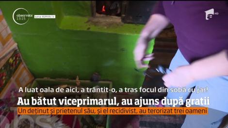 Viceprimarul unei comune din judeţul Neamţ a ajuns în spital, după ce a fost bătut cumplit de un deţinut eliberat pentru 24 de ore şi de prietenul său, recidivist!