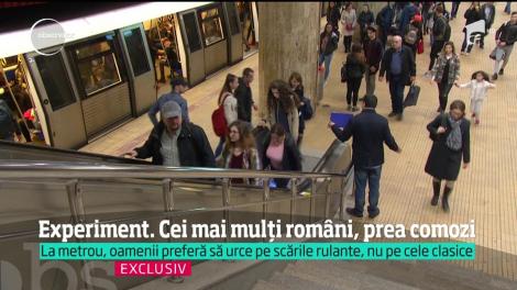 Mulți români fac sport doar atunci când sunt forţaţi de împrejurări. Ocolesc chiar şi scările, dacă au variante mai puţin solicitante