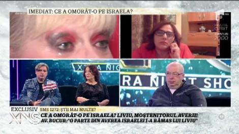 Rodica Bucur, avocat: "O parte din averea Israelei i-a rămas lui Liviu"