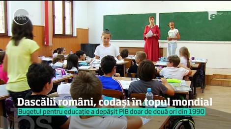 Profesorii rom&acirc;ni, codași &icirc;n topul mondial