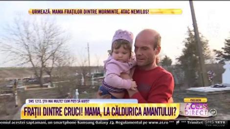 Trei frați cresc și se joacă în cimitir, după ce mama a plecat cu amantul! Tatăl bolnav are grijă de cei mici, printre cavouri și lumânări