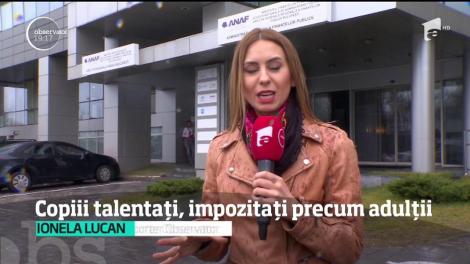 Copiii talentați, impozitați precum adulții