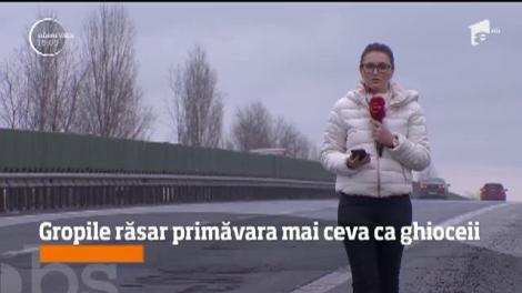 Şoferii, disperaţi din cauză gropilor de pe șosele