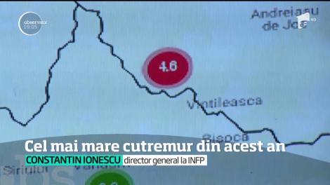 Cel mai mare cutremur din acest an le-a dat fiori românilor. Seismul de 4,6 pe Richter s-a simţit şi în Capitală