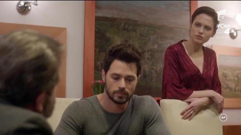 Tudor Caragea îi confruntă pe cei doi amanți, Sonia și Alex