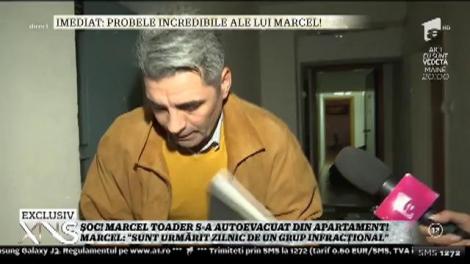 Marcel Toader s-a autoevacuat din apartament: "Iubita mea a fost înființată și a dispărut"