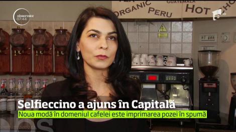 Selfieccino este cafeaua pe spuma căreia apare poza celui care o savurează