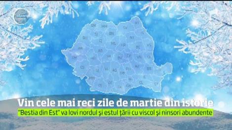 Iarna se întoarce în mijlocul primăverii! Ne pregătim pentru cele mai geroase zile de martie din istoria măsurătorilor