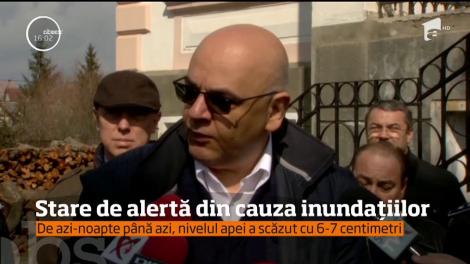 Oamenii din satul Căpeni, Covasna, au scăpat de pericolul inundaţiilor