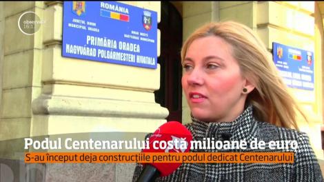 În Oradea, Centenarul Marii Uniri aduce un pod de două milioane şi jumătate de euro