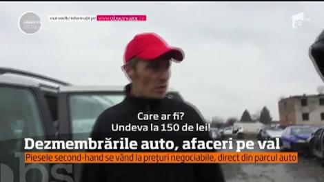 Dezmembrările auto, afaceri de val