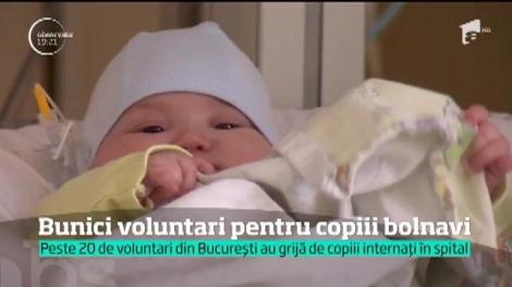 Bunici voluntari pentru copiii bolnavi