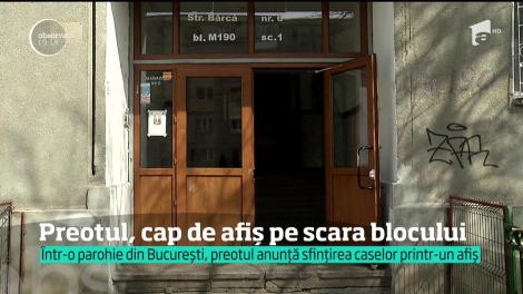În Bucureşti, slujbele de sfinţire a locuinţelor au început cu o lună mai devreme