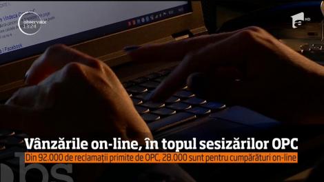Vânzările on-line, în topul sesizărilor OPC