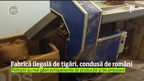O fabrică ilegală de ţigări, condusă inclusiv de români, a fost descoperită în Irlanda