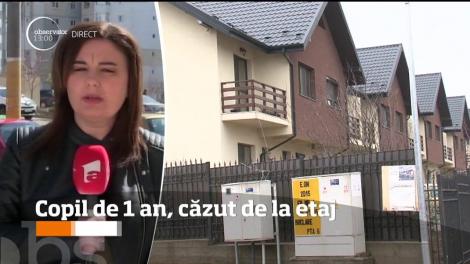 O fetiţă de un an şi două luni din Iaşi a căzut de la etajul vilei în care locuieşte