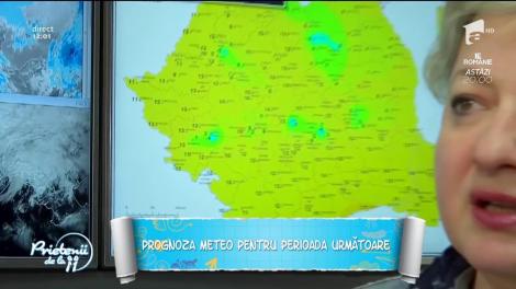 Prognoza meteo pentru perioada următoare: duminică vin ninsorile!