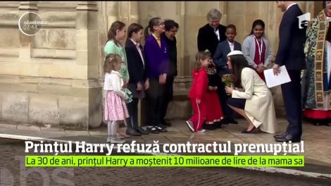Prinţul Harry refuză contractul prenupţial pentru a-şi proteja averea de 30 de milioane de lire sterline