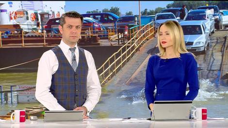 Trecerea cu bacul pe Dunăre, blocată mai multe ore. Totul din cauza debitului crescut al fluviului