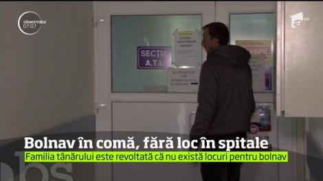 Bolnav în comă, fără loc în spitale