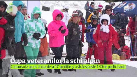 Cupa veteranilor la schi alpin, pe pârtia de la Straja