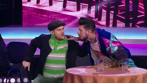 ”Băi, Bulă, nevastă-ta ne înșeală!” Bulă și Ștrulă, dans cum nu s-a mai văzut alături de Baletul Furnica