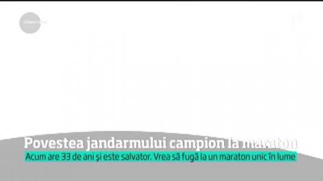 Povestea jandarmului campion la maraton. A avut 105 kilograme, dar a ales să-şi schimbe radical destinul