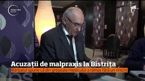 Un bărbat aduce acuzaţii grave de malpraxis unui medic de la Spitalul Judeţean de Urgenţă Bistriţa!