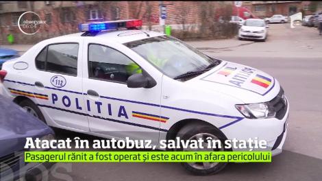 Şapte ore au scotocit poliţiştii şi jandarmii Capitala, dar au pus mâna pe autorul atacului cu lamă din autobuzul 178