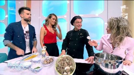 Domenico Bellantoni gătește "Spaghetti cu tartuffo de mare"