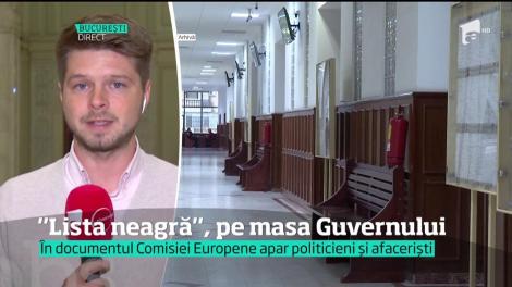 "Lista neagră", pe masa Guvernului