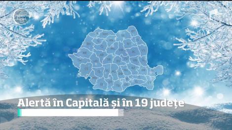 "ORE CRITICE", anunțate de ANM! Bucureştiul şi 19 judeţe, lovite de cel mai aspru fenomen din ultimii 20 de ani!