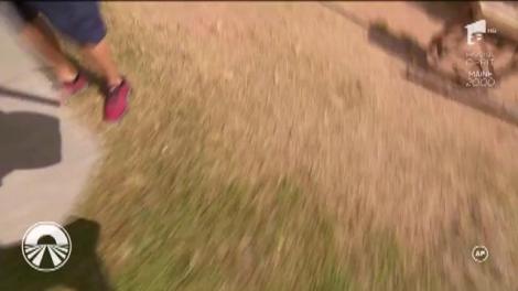 Raluka şi Ana au câştigat proba puzzle-ului din templu!